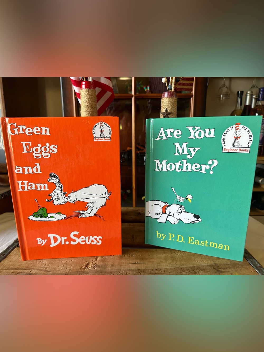 Dr. Seuss Green Eggs & Ham~P.D. Eastman Are You My Mother? Classic Book Set New